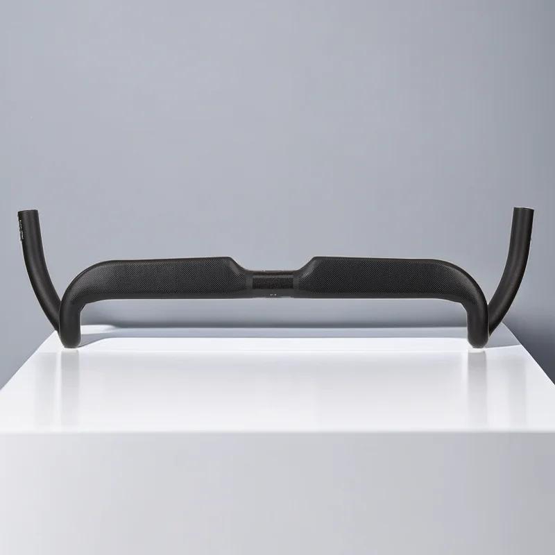 Guidon de vélo de route en gravier de carbone