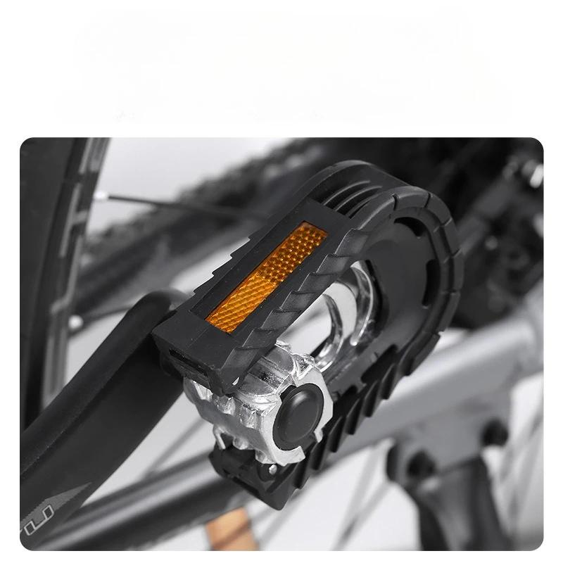 Pédales de vélo pliantes légères, faciles à ranger, portables, pour vélos de montagne et de route, installation universelle