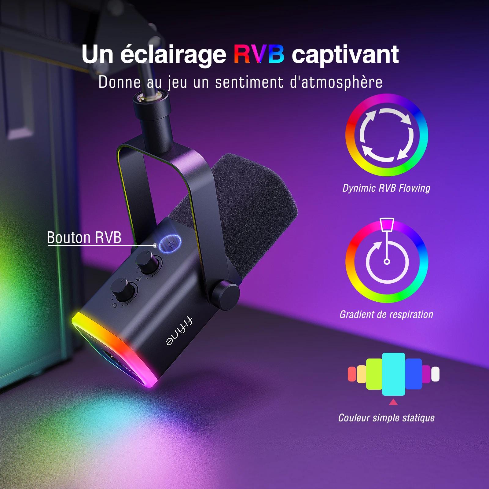 Kit de microphone de jeu XLR/USB