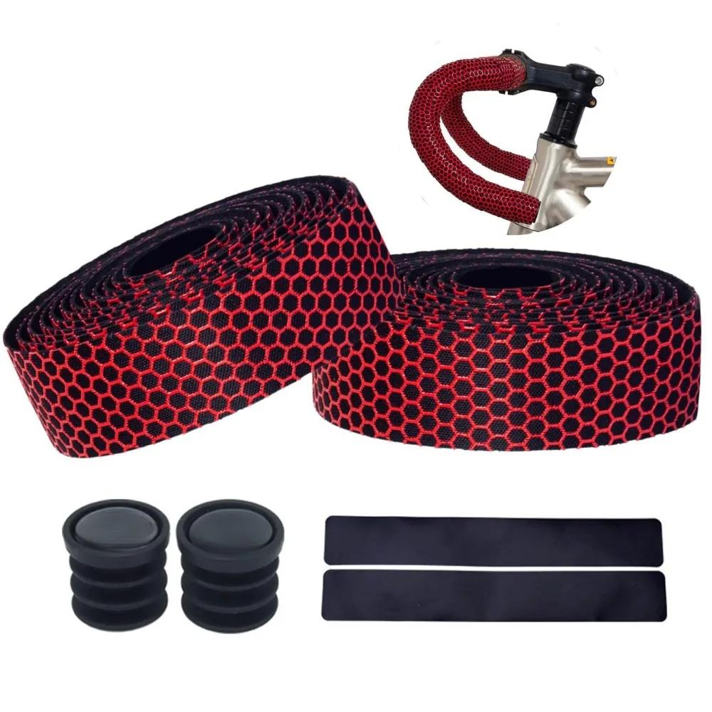 Guidoline Velo Route EVA bande de guidon avec embout anti-dérapant confortable