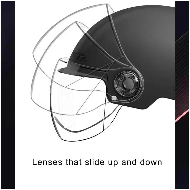 Casque de moto pour hommes femmes classique rétro Scooter Vintage demi-casque ultraléger cyclisme vtt vélo vélo moto casques