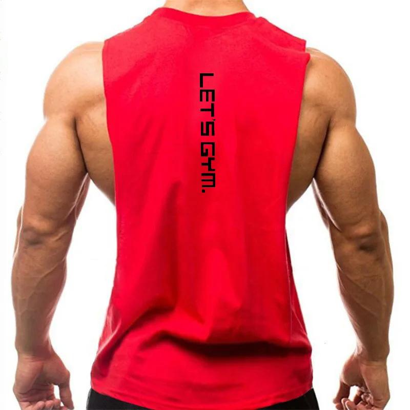 Just Gym Fitness Économie pour hommes, Côtés coupés, Trous tombants, Musculation, Précieux, Entraînement en Y, Marque