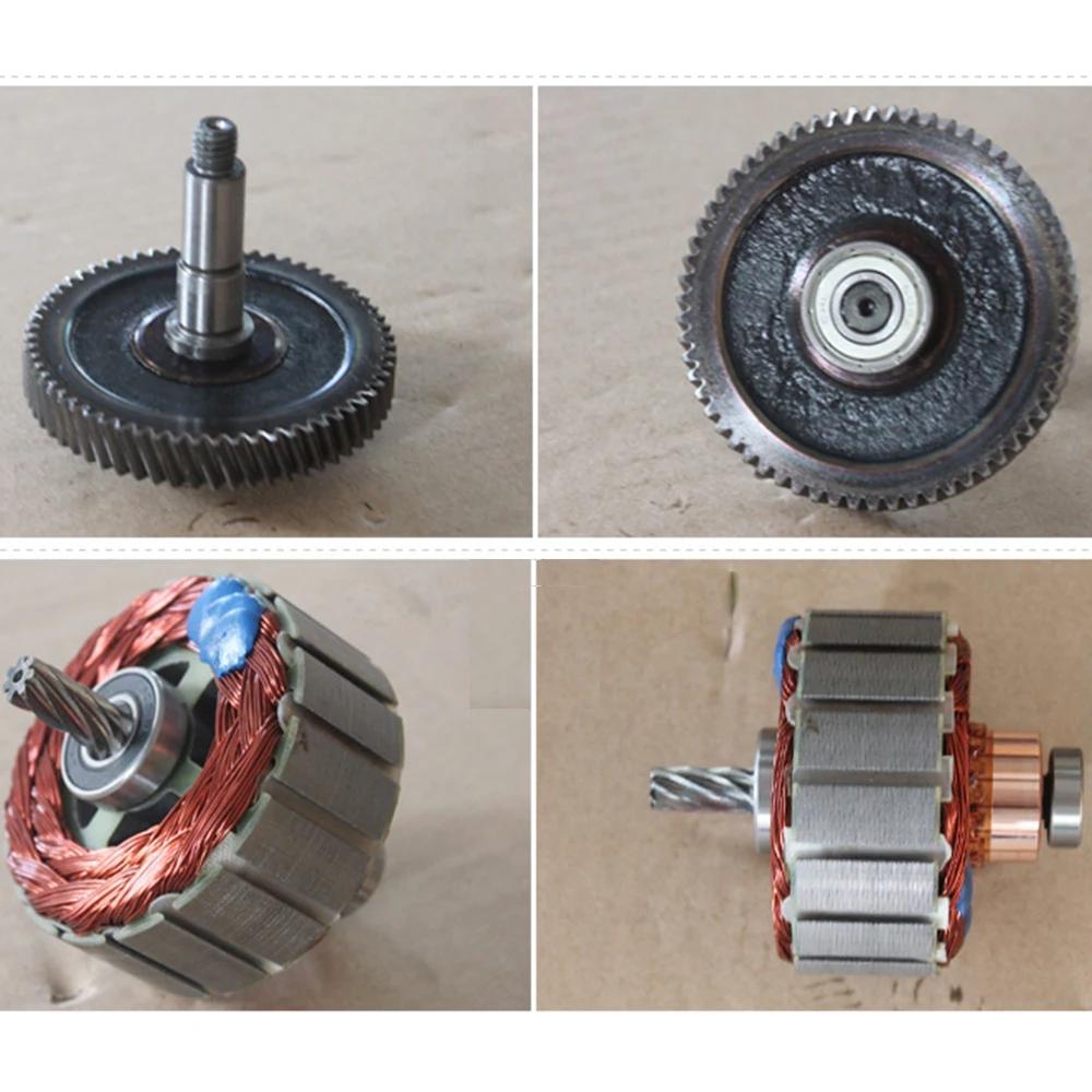 Moteur à courant continu pour vélo électrique, moteur à balais à engrenages, vélo et scooter, 24V, 350W