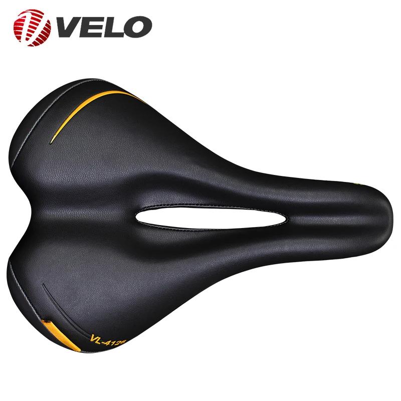 VELO VL-4126 conçu pour les femmes PU creux respirant confortable vélo de route vtt montagne vélo selle coussin pièces de cyclisme