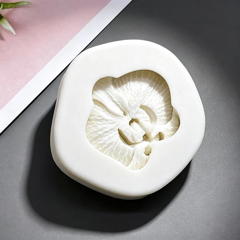 Moule de cuisson de gâteau en Silicone orchidée