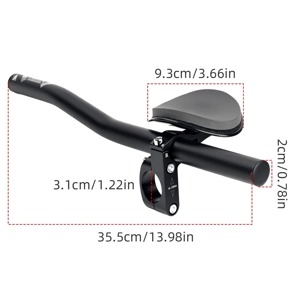 Repose-vélo TT guidon Triathlon temps d'essai en alliage d'aluminium ergonomique vélo