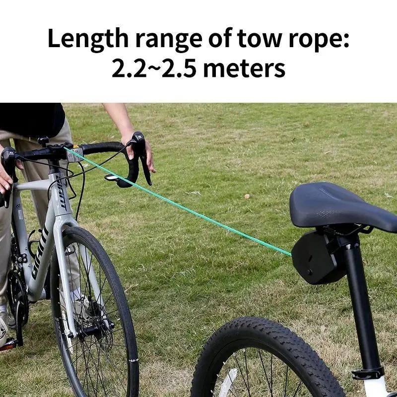 Corde de traction pour remorque de vélo, ULde remorquage pour VTT, ULde traction pour parents et enfants, cordes de traction pour vélos de route