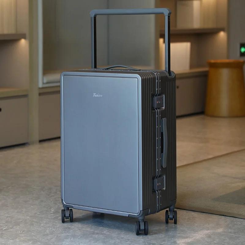Nouvelle valise de voyage haut de gamme 2026 à poignée télescopique large