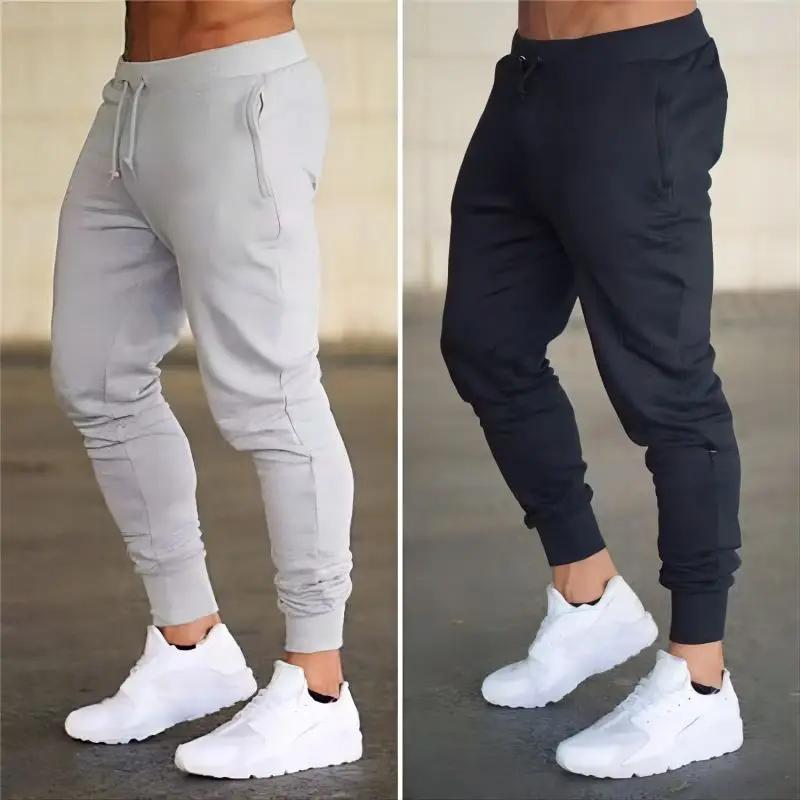 Pantalons de Sport pour hommes, pantalons de course, d'entraînement, de Jogging, longs, de Sport, de Fitness, de survêtement, nouvelle collection 2024