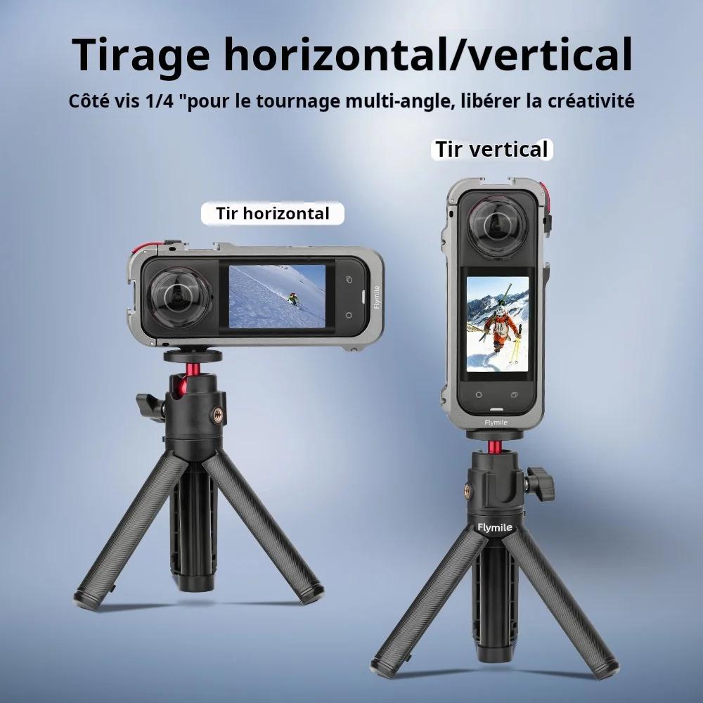 Flymile X5 Cage – Boîtier de protection métallique pour Insta360 X5