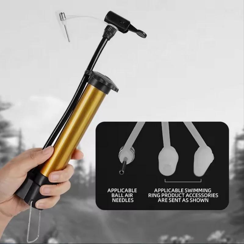 Pompe à Air manuelle pour vélo vtt, 80 PSI, gonfleur de pneus, ballon, Valve Schrader, pompe au sol, accessoires de cyclisme