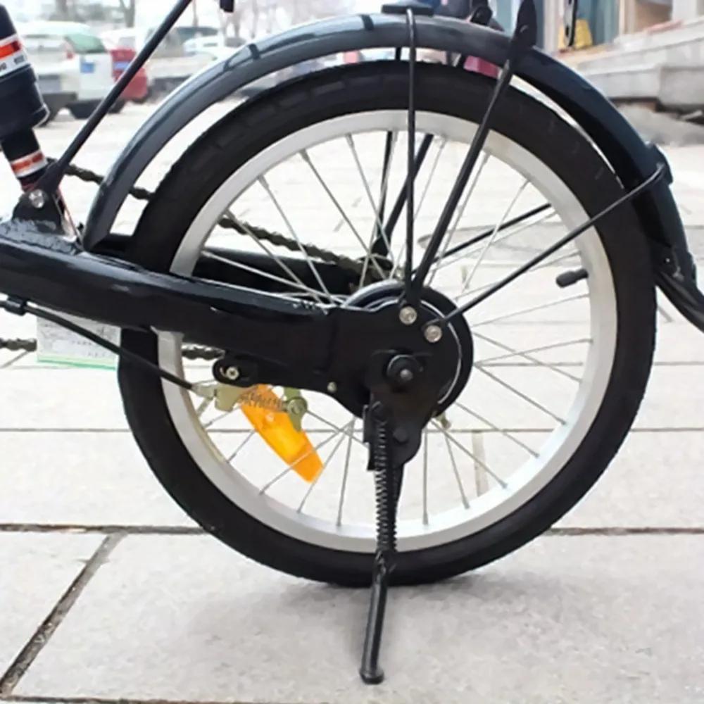 Béquille universelle pour vélo, 16/18/20 pouces, en alliage de fer durable, pied antidérapant pour vélo, vélo électrique, moto, accessoire de cyclisme