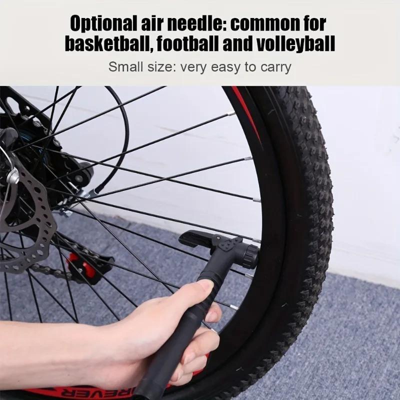 Mini pompe à vélo portable avec support gonfleur de pneus de vélo de montagne pour cyclistes en vadrouille occasions spéciales