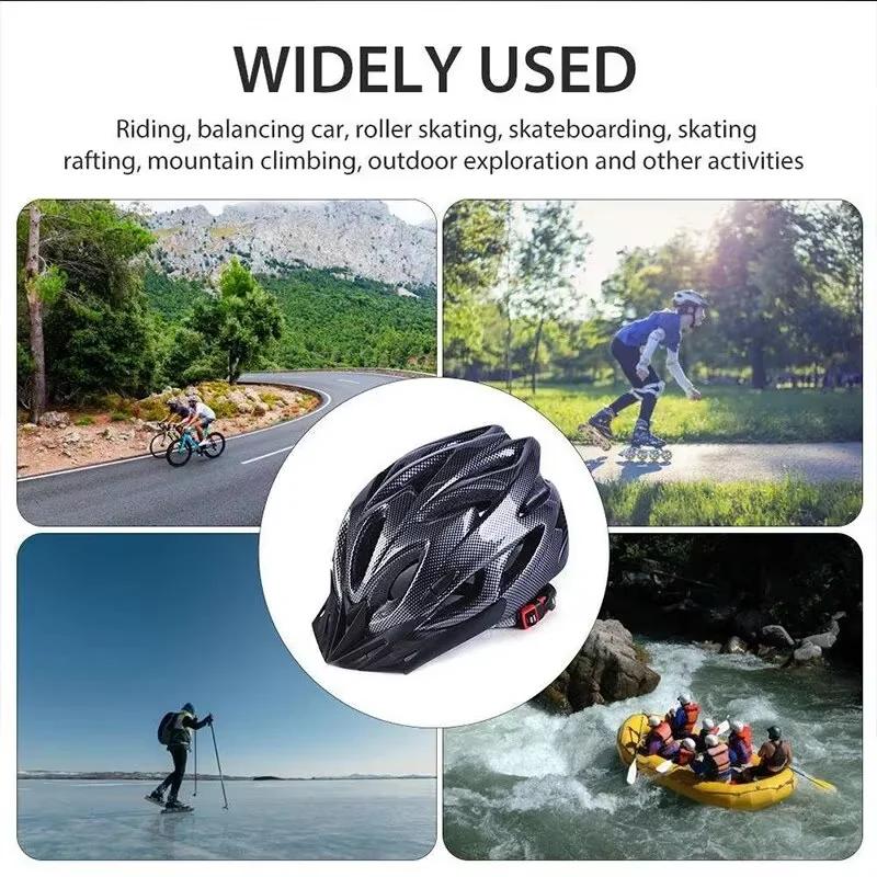 Casque de vélo avec doublure confortable, léger, creux, réglable, pour hommes et femmes, protection de la tête, sécurité à vélo, casque de vélo VTT, nouveau
