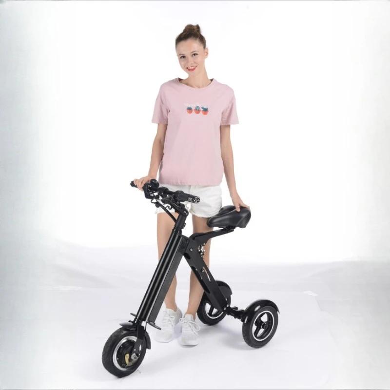 Nouveau Mini petit Tricycle électrique pliable Portable personnes âgées équitation trajet Scooter
