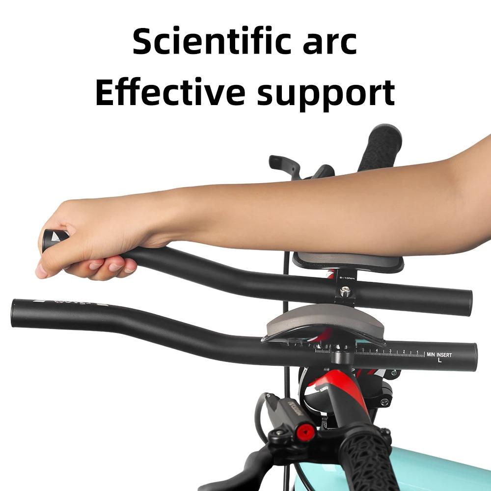 Repose-vélo TT guidon Triathlon temps d'essai en alliage d'aluminium ergonomique vélo