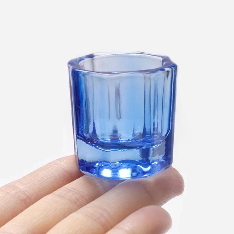 Plat Dappen en poudre acrylique en verre de cristal
