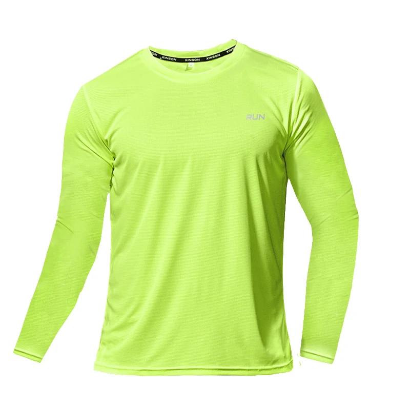 T-shirt sport manches longues homme course fitness séchage rapide respirant anti-transpiration 2023