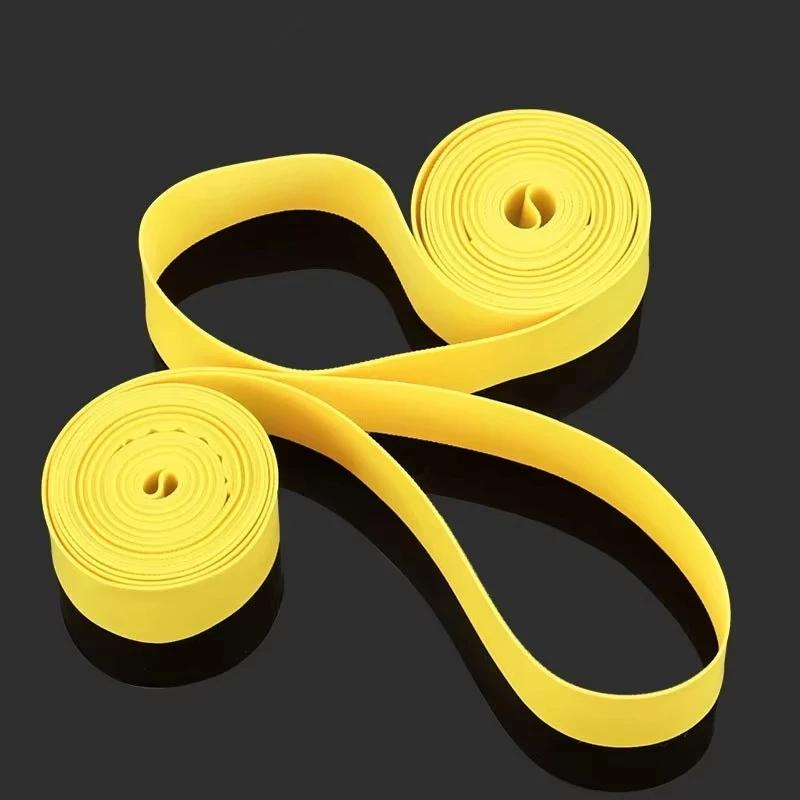 1 Paire (2 pièces) de bandes de jante en PVC premium pour vélo, VTT, vélo de route, et protection de pneu pliable – Tailles 26, 27.5, 29, 700c pouces