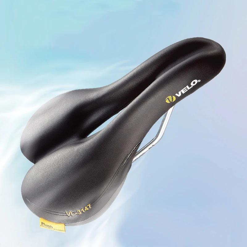 Conductrice O-Selle de vélo confortable en cuir PU, rail en acier d'origine, gravier de route, VTT, vélo de ville tout-terrain, pièces de vélo de tourisme