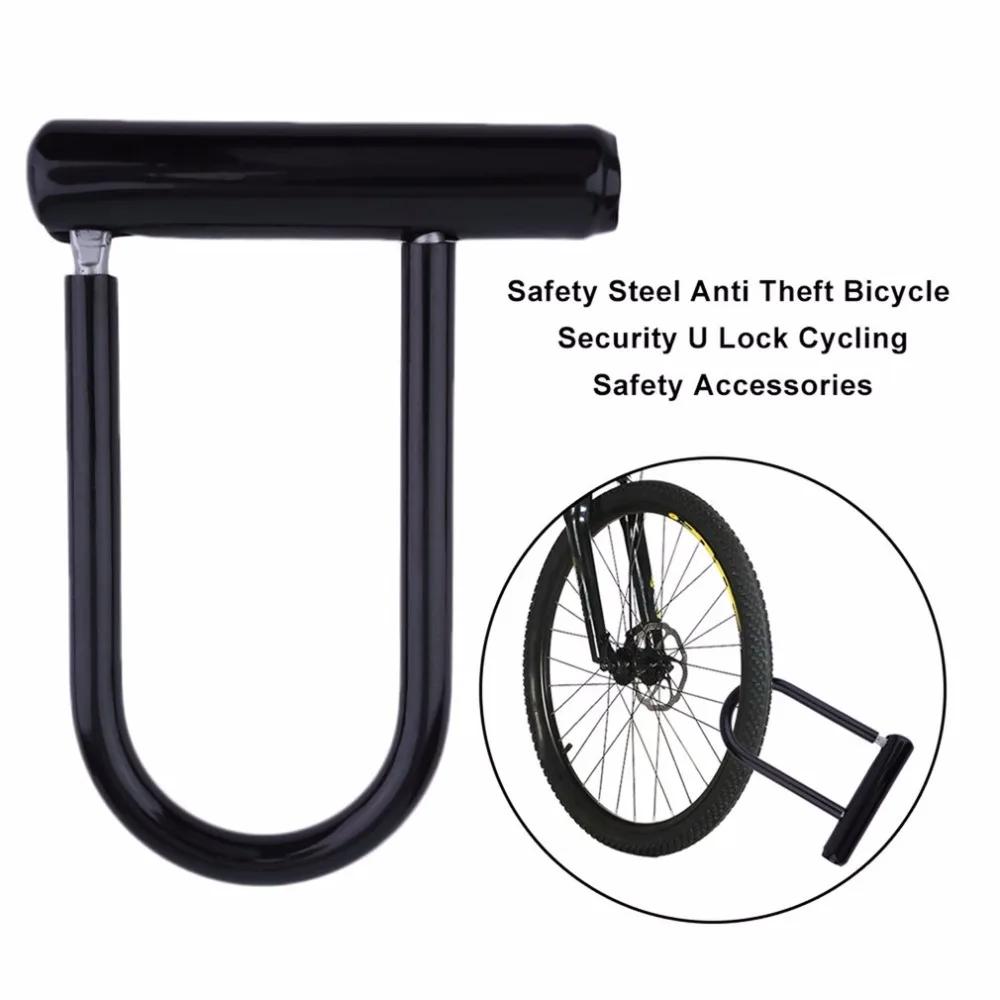 Verrou en U pour vélo, robuste, avec support, antivol, sécurisé, pour Scooter électrique, vélos de montagne, portes de cyclisme sur route