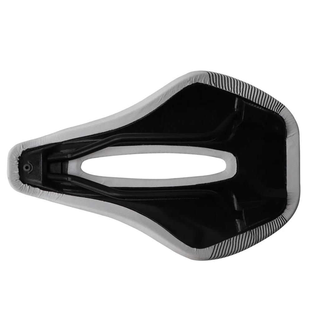 Selle de vélo pour femmes, large selle de vélo de route creuse et respirante pour le cyclisme, siège de course, coussin de sport de montagne