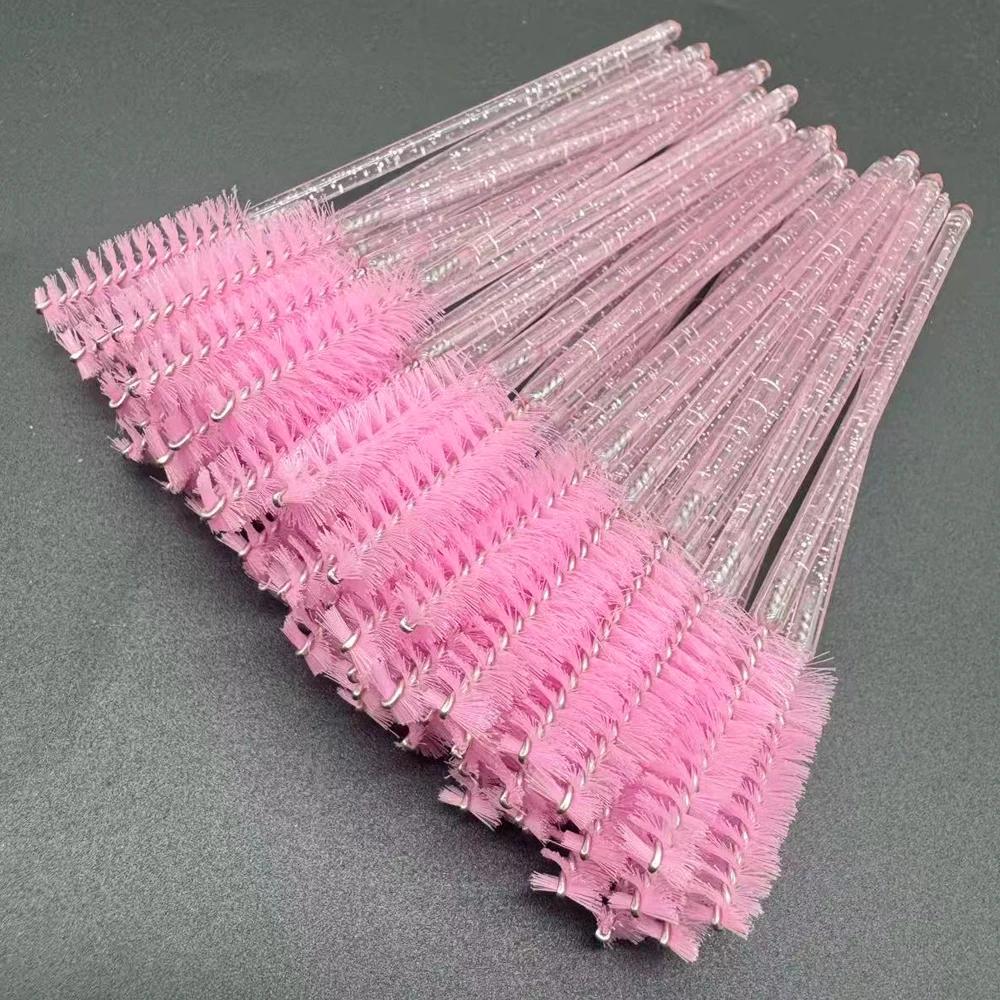 Brosse à cils jetable en cristal