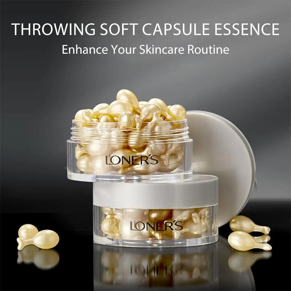 Capsules d'acide hyaluronique, sérum hydratant, réparateur, Essence liquide pour le visage, nourrit en profondeur, raffermit la peau, soins pour la peau, 30/100 pièces