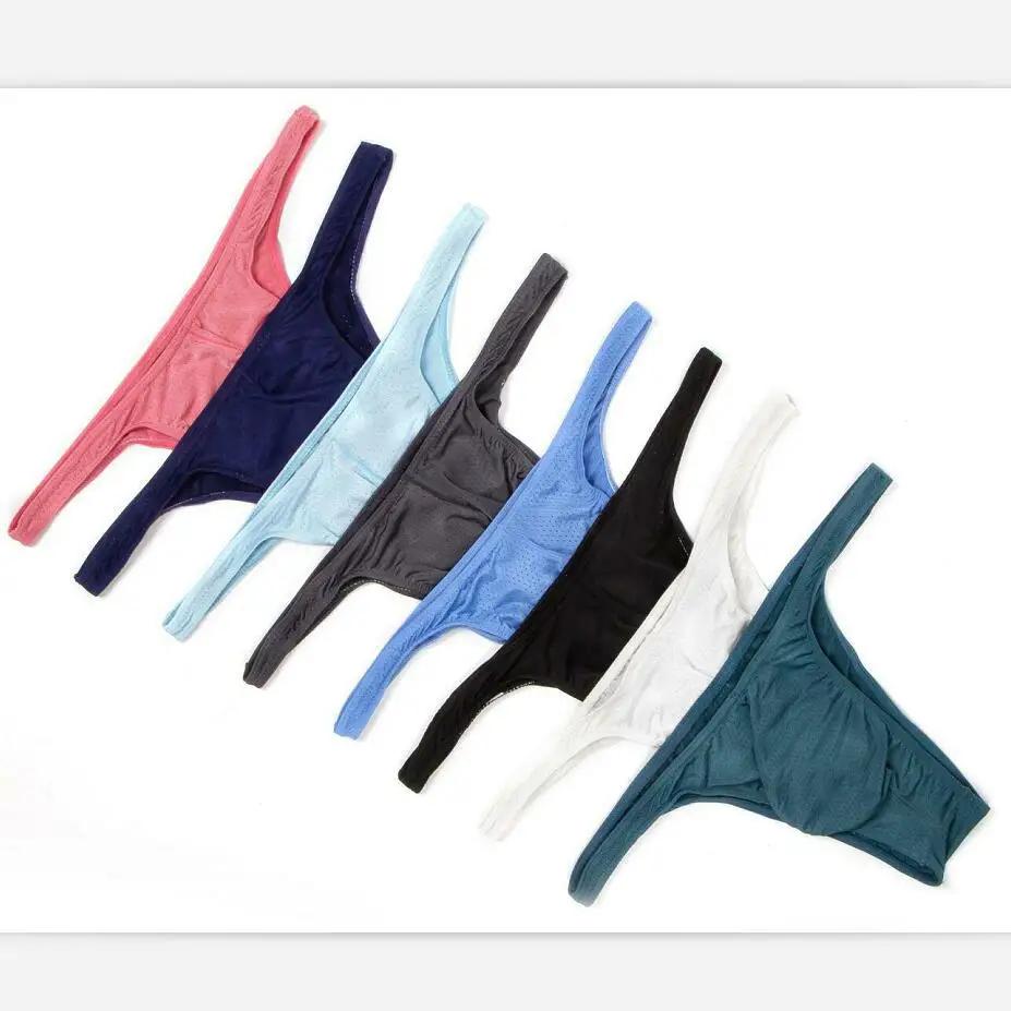 Sous-vêtements Sexy pour hommes taille basse cuecas maille respirant sissy boxeurs et slips calzoncillos de bikini para hombre ropa intérieur