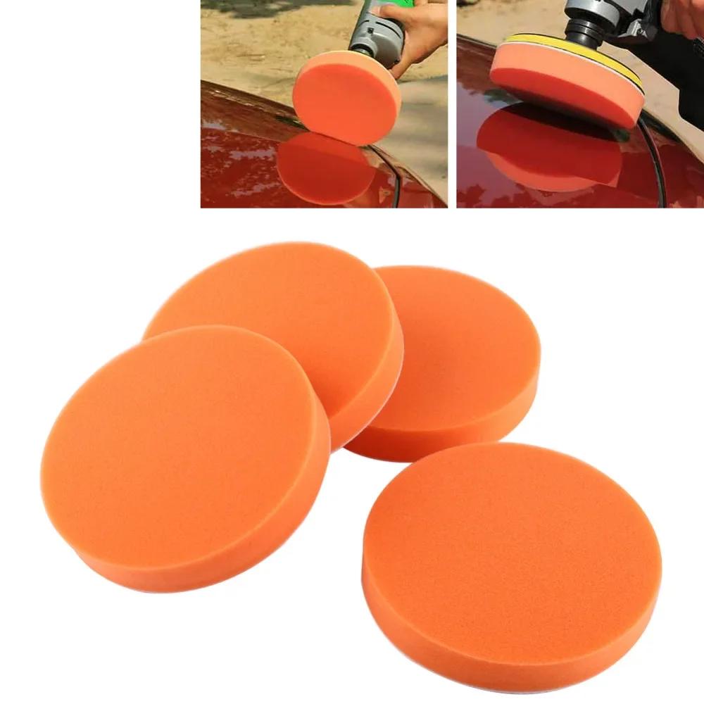 5/10 pièces 5 "125mm tampons de polissage de voiture mousse plate éponge tampon de cire Kit outil
