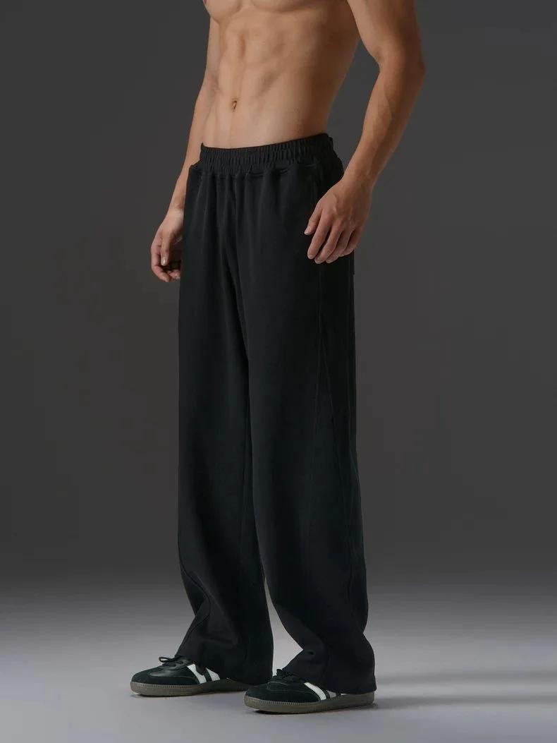 Pantalon de sport en coton pour homme grande taille