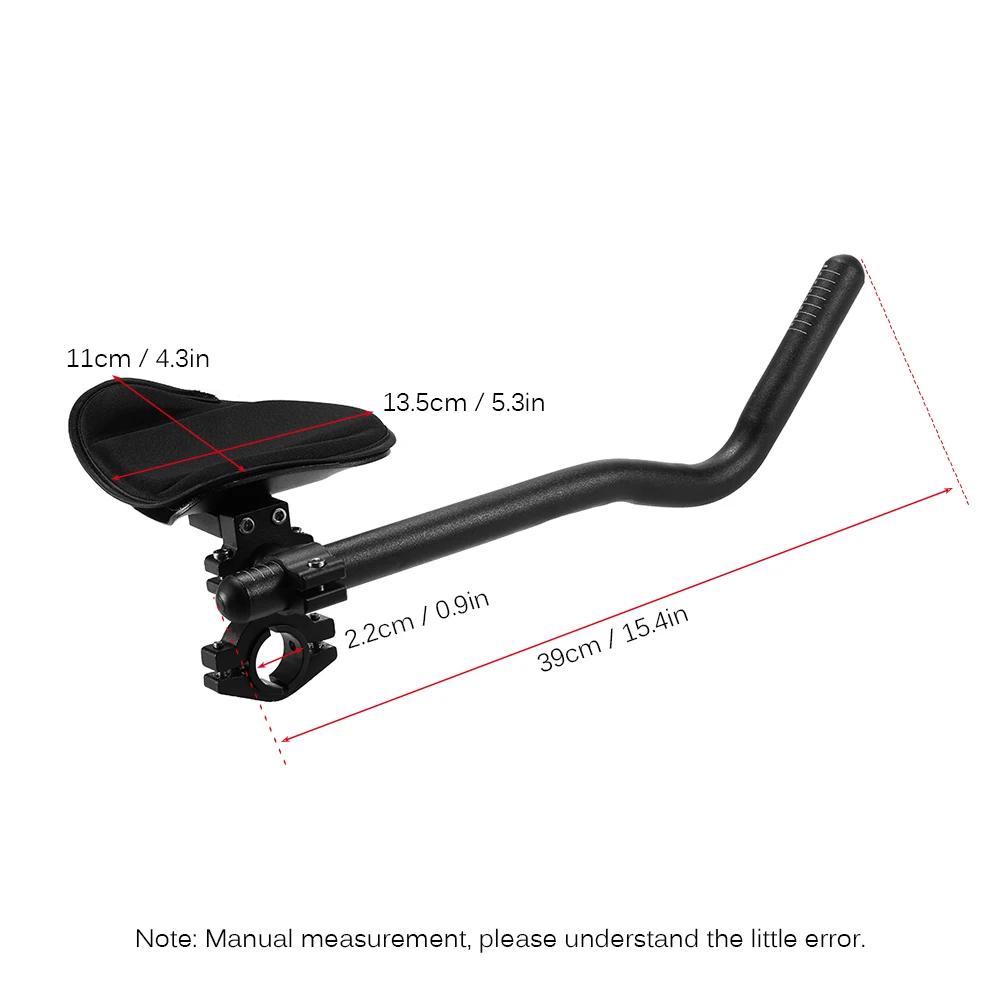 Barre de repose-aisselles pour vélo, barre aérodynamique pour cyclisme, barre de relaxation pour triathlon, barre de repose-aisselles pour vélo de route, barre aérodynamique pour vélo