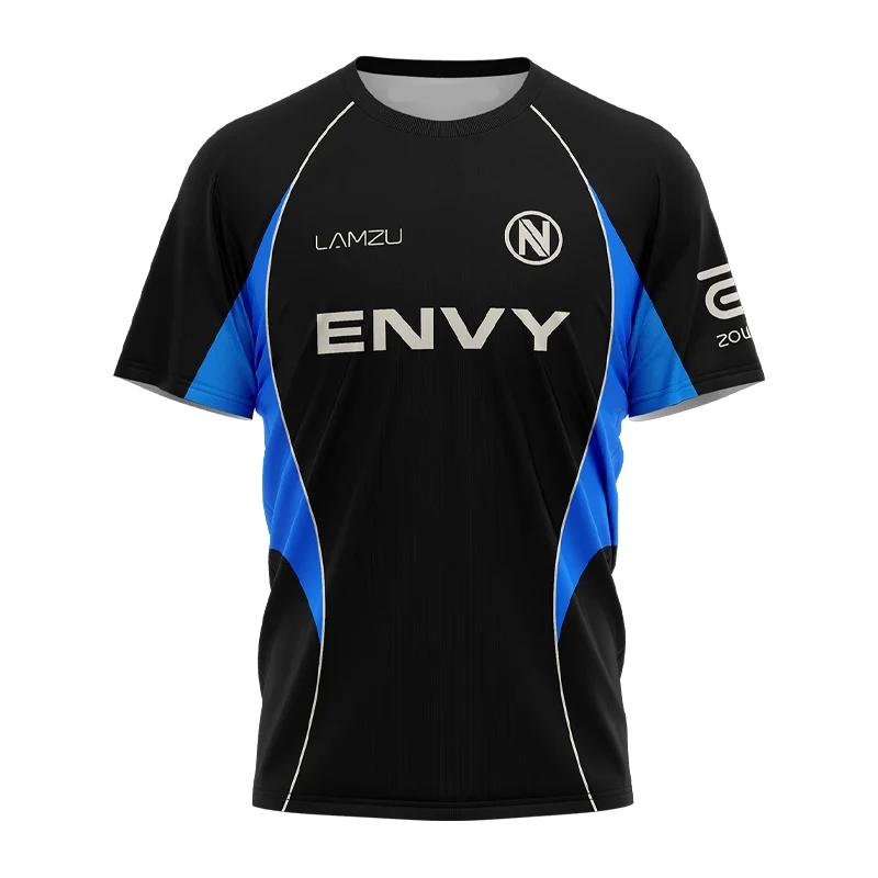 Maillot E-sports 2026 ENVY PRO pour Hommes et Femmes – T-shirt VALORANT ROSSY POPPIN KEZNIT DEMON1 EGGSTERR – Taille Unique pour Fans – Personnalisable