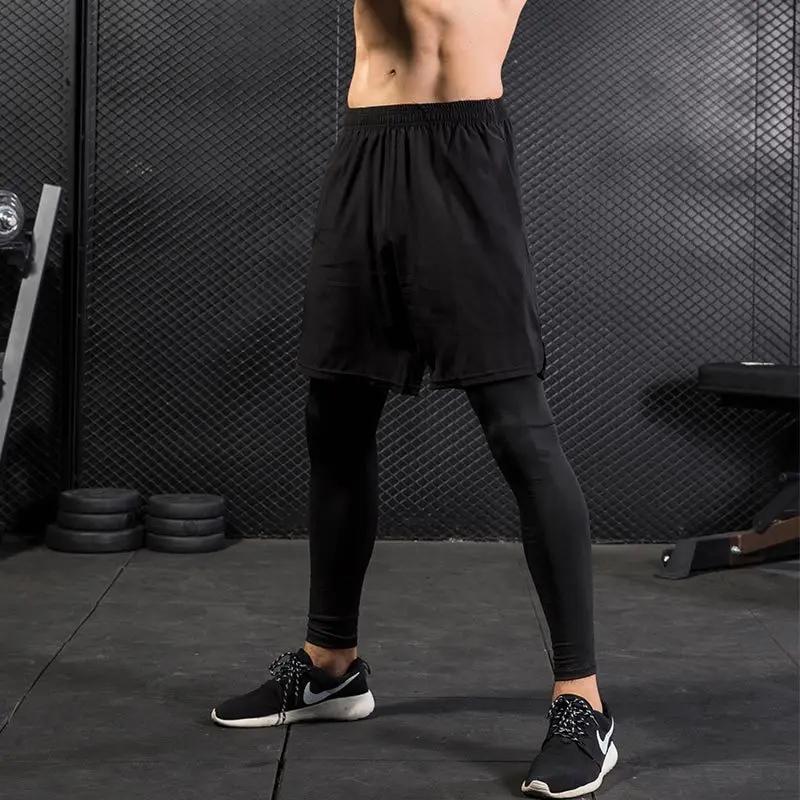 Pantalons de Sport pour Hommes 2 en 1 Survêtements d'Athlétisme Vêtements d'Entraînement Jogging Gymnastique Fitness Course Occasions Spéciales