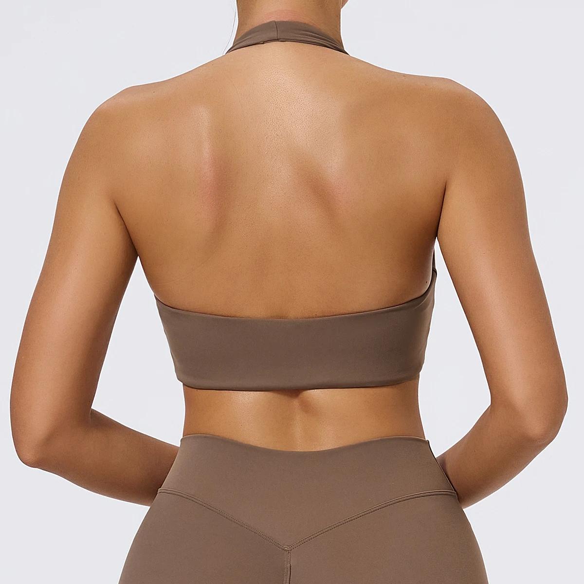 Hearuisavy Soutien-gorge de sport respirant pour femme