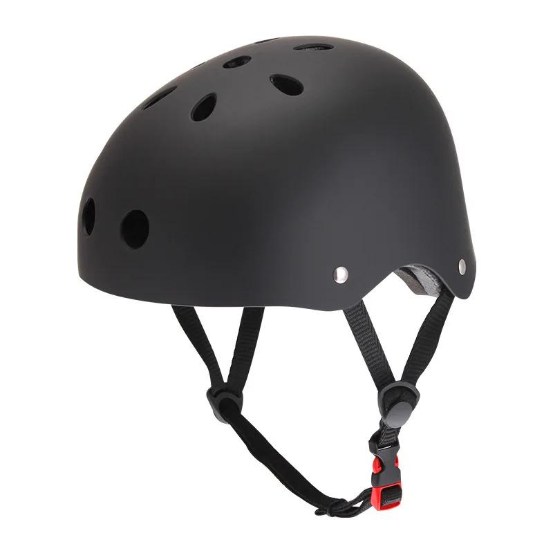 Casque de vélo rond pour enfants sécurité sportive multi-saisons vélo ski roller scooter électrique
