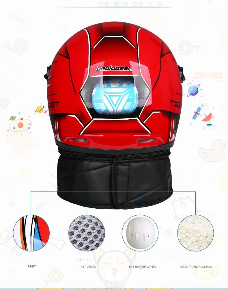 Enfants moto enfants enfant casque filles garçons casque de sécurité été garçons demi casque scooter accessoires vélos casque enfants