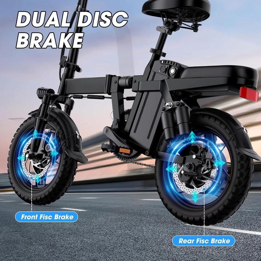 Vélo électrique pliable pour adultes - Moteur 500W