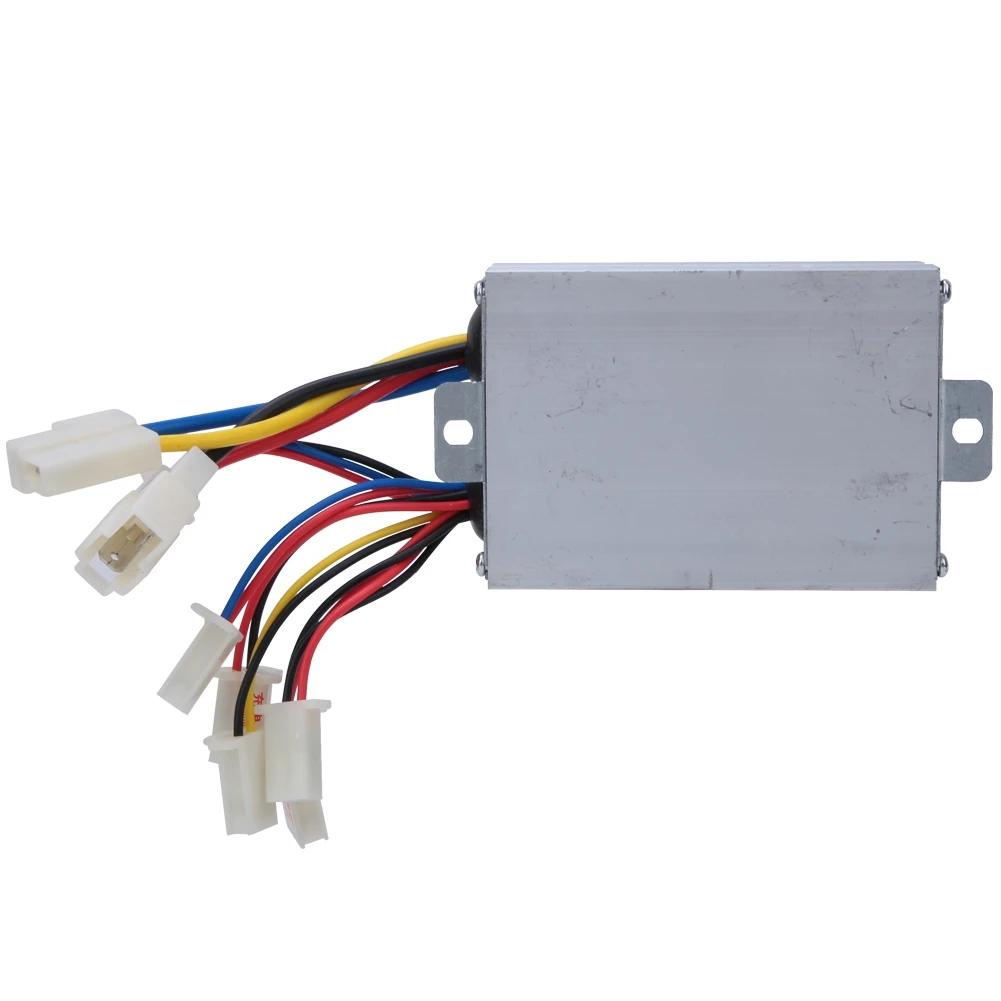 Contrôleur de moteur de vélo électrique en alliage brossé pour scooter électrique de 12V à 48V avec puissances de 250W 350W 500W et 800W