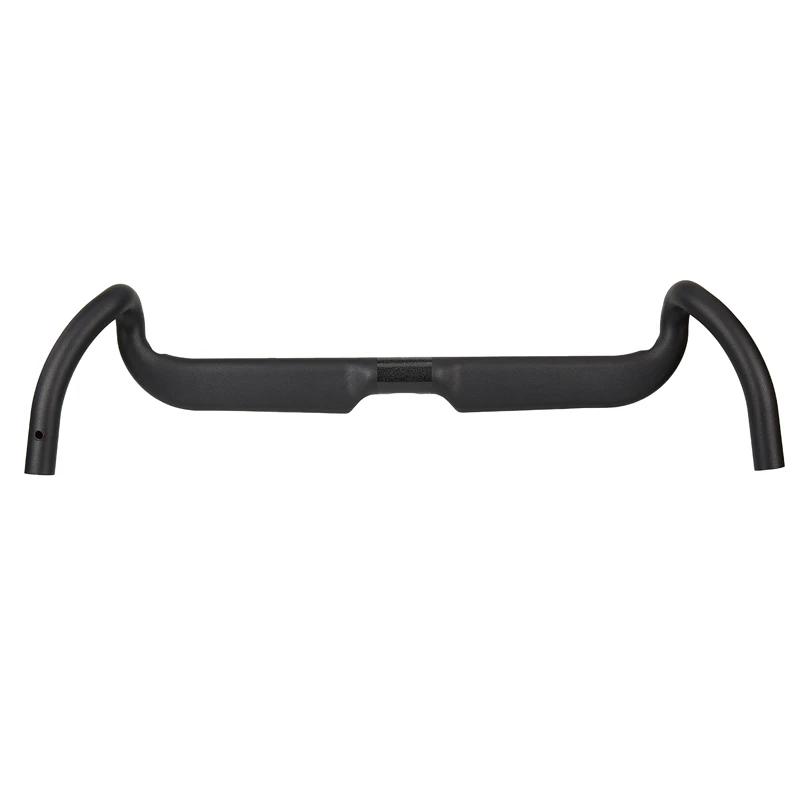 Guidon en carbone mat 37 Degrees Drop 80mm pour gravel et vélos de route avec câblage intégré grande ouverture confortable pour pilotes expérience conduite précise
