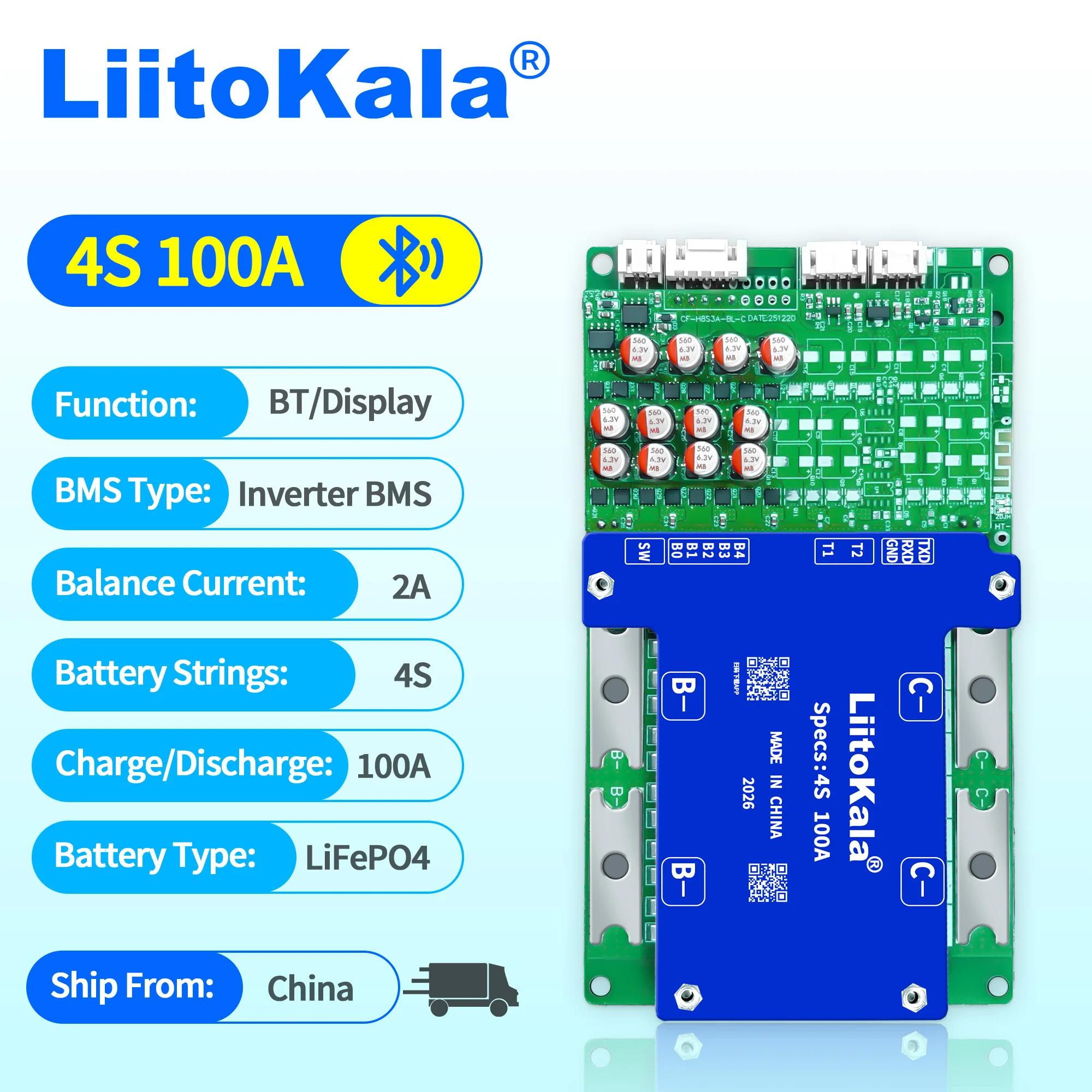 Lifepo4 BMS 4S-12V-100A-BMS pour batterie