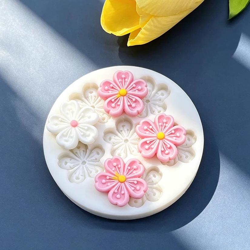 Moule en silicone en forme de fleur Sakura