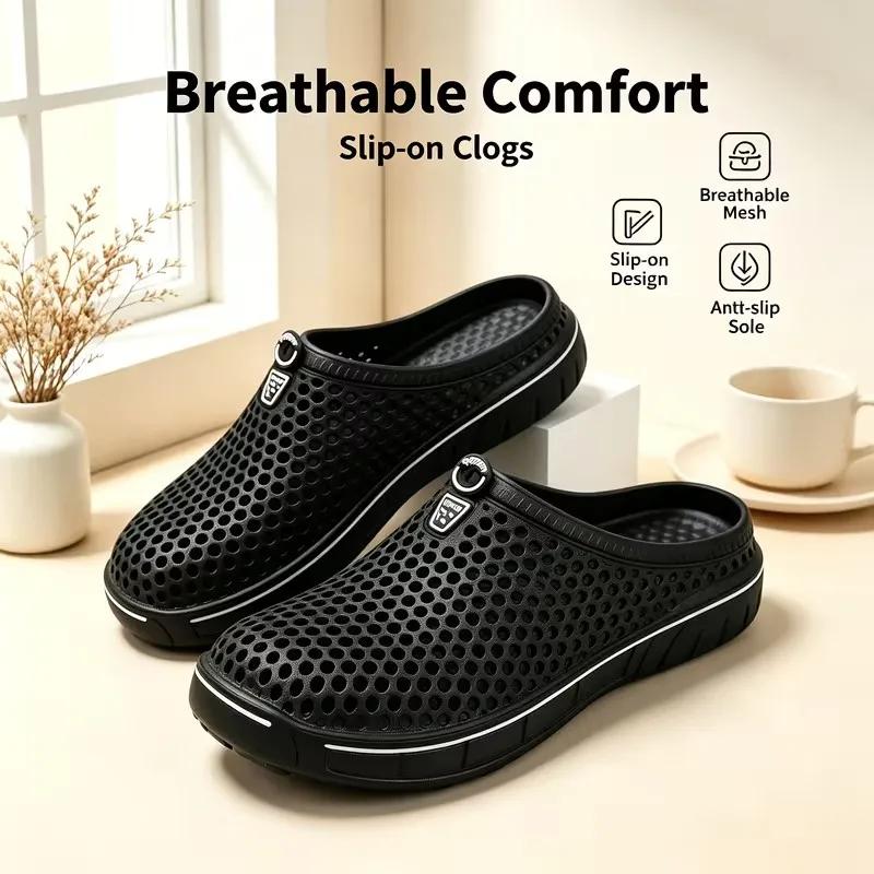 Sabots EVA unisexe hommes femmes été - Pantoufles plage légères colorées chaussures d'eau confortables
