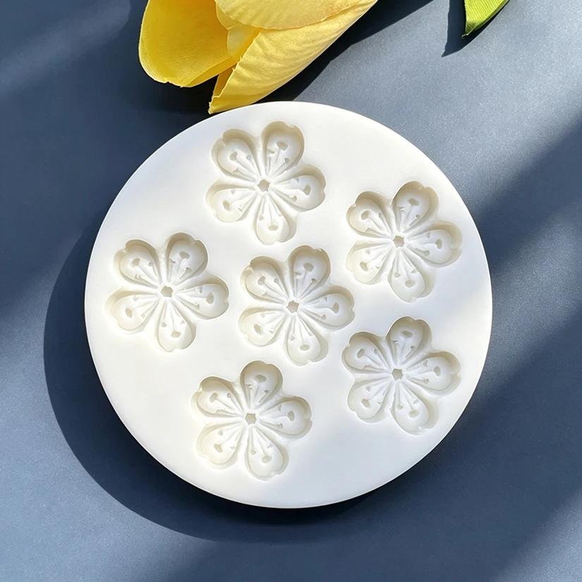 Moule en silicone en forme de fleur Sakura