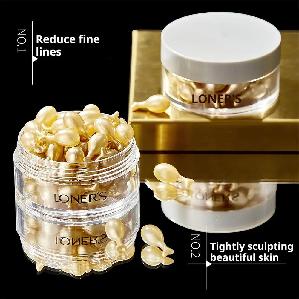 Capsules d'acide hyaluronique, sérum hydratant, réparateur, Essence liquide pour le visage, nourrit en profondeur, raffermit la peau, soins pour la peau, 30/100 pièces