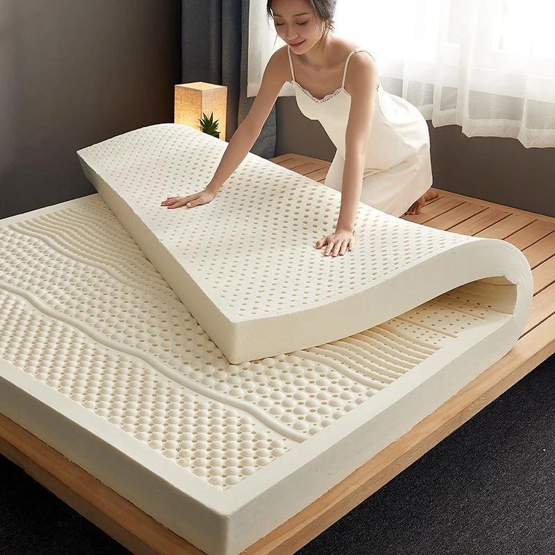 Matelas en latex 100% naturel thaïlandais avec housse