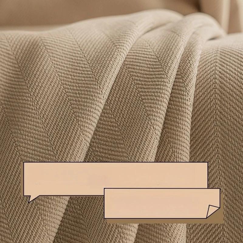 Rideaux Jacquard en Chenille Crème de Luxe