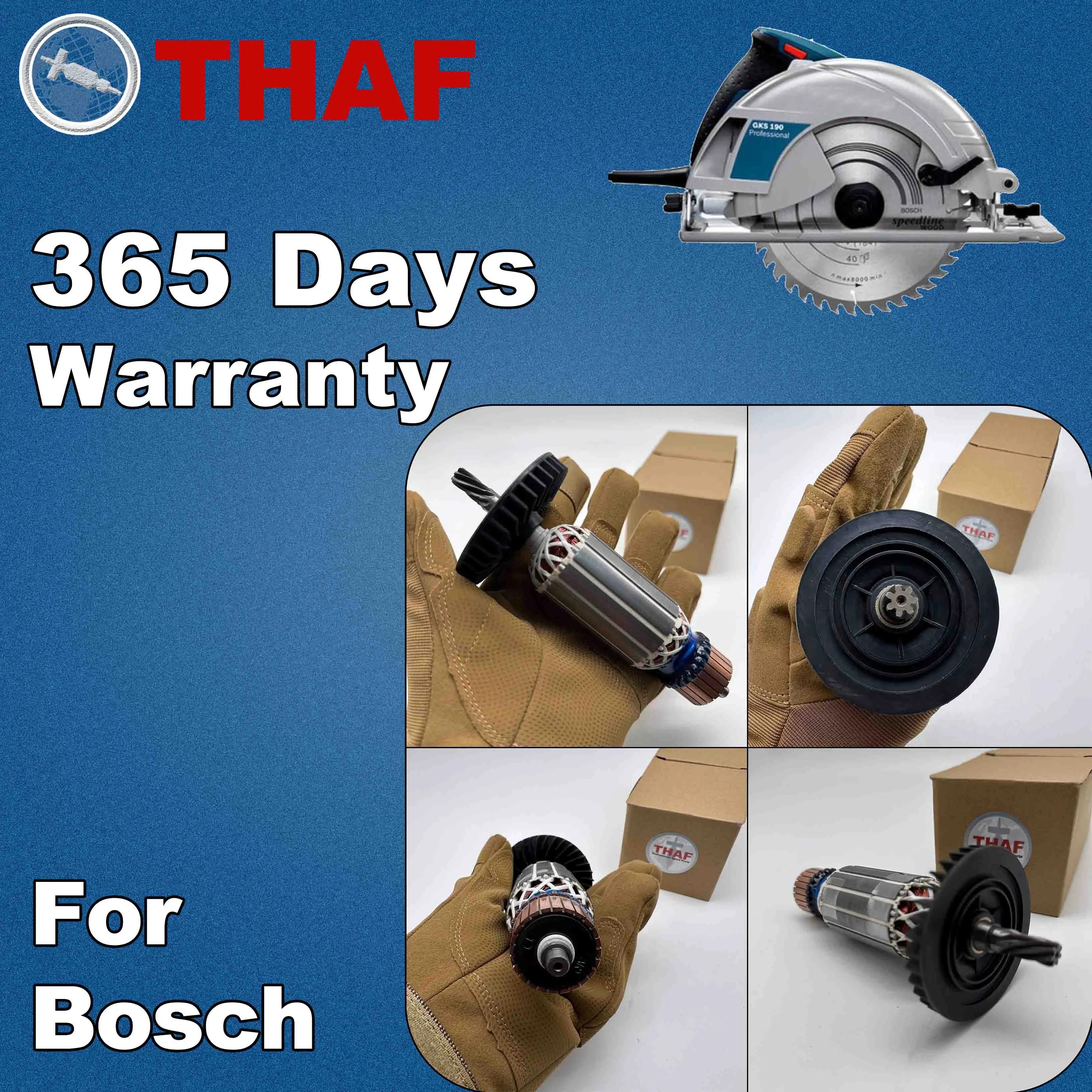 AC 220V 240V GKS190 GKS165 Induit Rotor pour BOSCH Scie Circulaire A Main Pièces de rechange