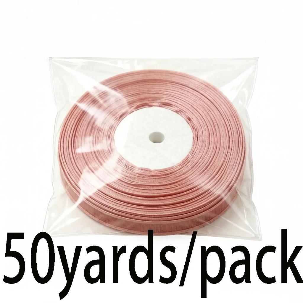 (50 mètres/rouleau) rubans en Organza large de 10mm de largeur