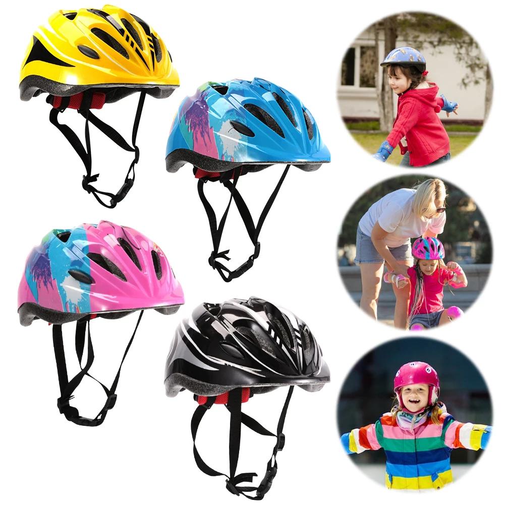 Casque de vélo enfant robuste en polycarbonate et polyéthylène expansé pour vélo, équitation, patinage et randonnée sécurité protection tête enfants activités plein air